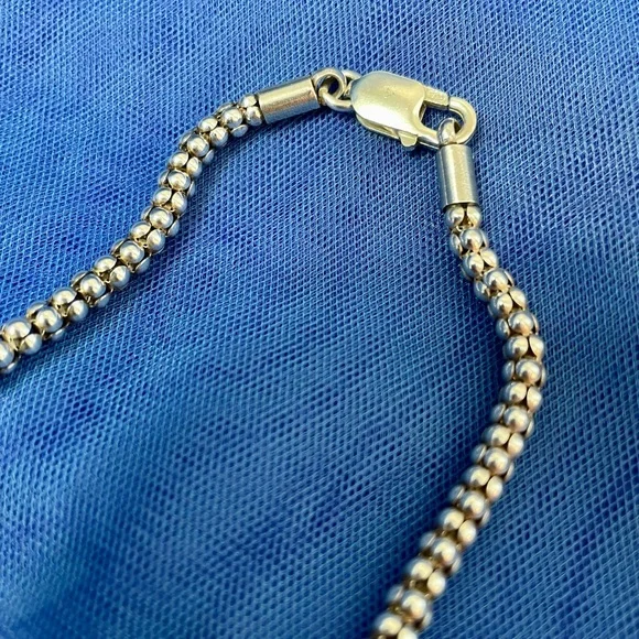 Silpada .925 Sterling Silver Popcorn Necklace. - Picture 3 of 4